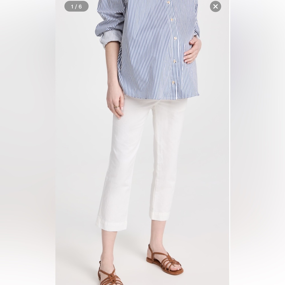 NWOT Hatch The Rue Linen Pants Maternity